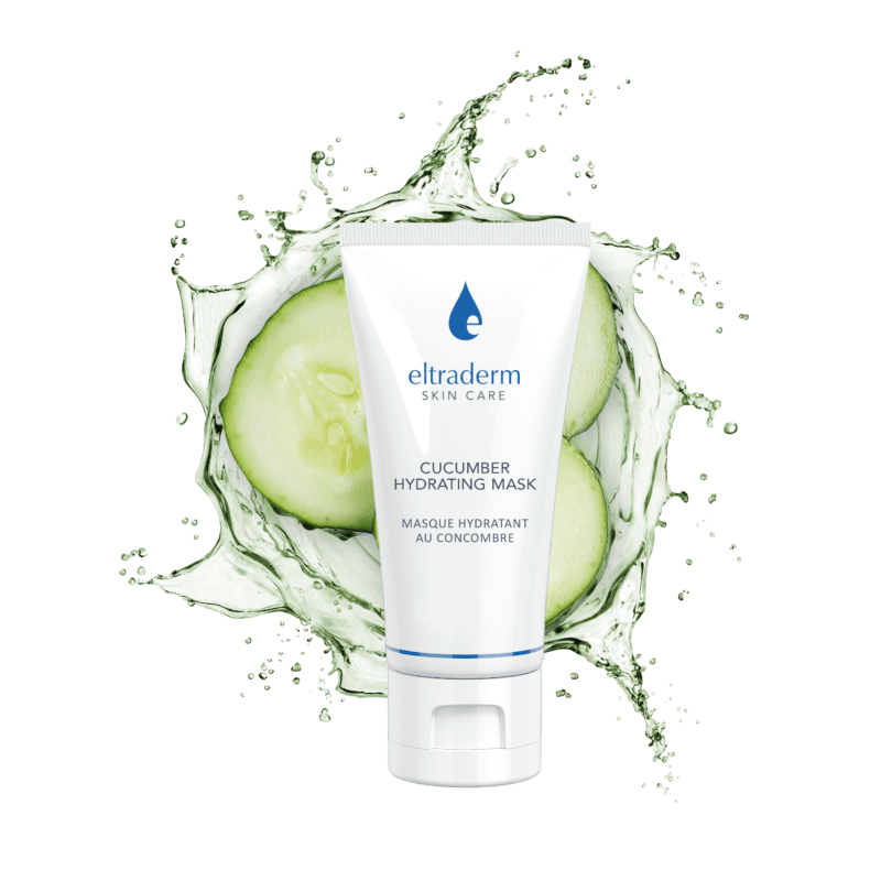Eltraderm cucumber hydrating face mask.